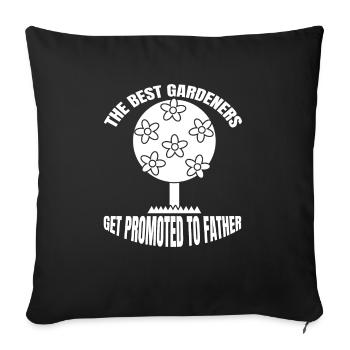 Gardening Hobby Gardener Gardener Gardening Garden - Sofa pillowcase 17,3'' x 17,3'' (45 x 45 cm) - black - Front