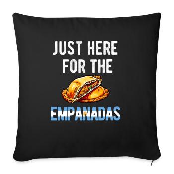 Argentinien Argentinische Flagge Männer Damen Camisa - Sofakissenbezug 45 x 45 cm - Schwarz - Vorne
