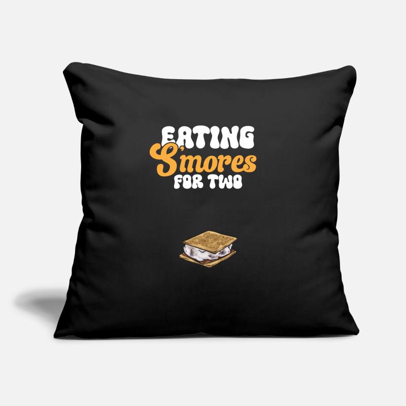 S'more Campfire Marshmallow Camping Sofa pillowcase 17,3'' x 17,3'' (45 x 45 cm)