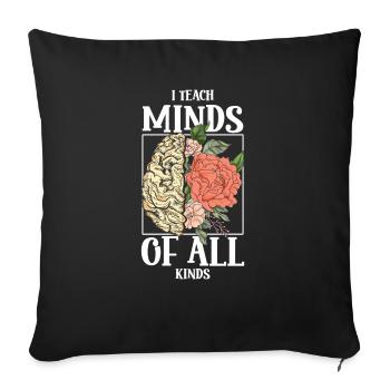Professeur de vitesse J’enseigne aux esprits toutes sortes de thérapeutes Aba - Housse de coussin décorative 45 x 45 cm - noir - Devant