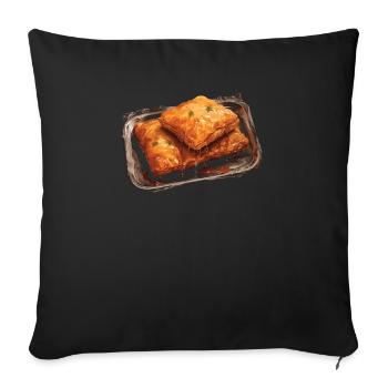 Baklava Pastry Dessert Food Lover Middle East - Sofa pillowcase 17,3'' x 17,3'' (45 x 45 cm) - black - Front