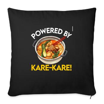 Philippines Philippines Femmes Hommes Cuisine philippine - Housse de coussin décorative 45 x 45 cm - noir - Devant