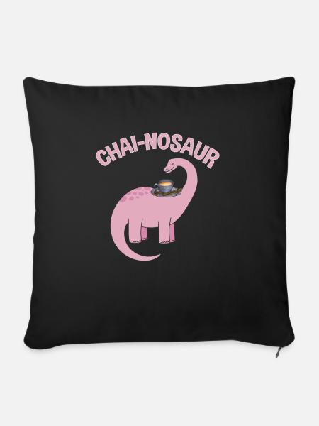 Chai Tee Masala Chai - Sofakissenbezug 45 x 45 cm - Schwarz