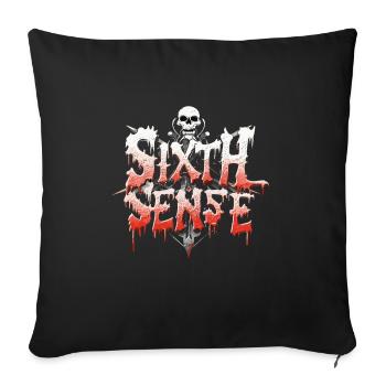 NUMBER DAY - Sofa pillowcase 17,3'' x 17,3'' (45 x 45 cm) - black - Front