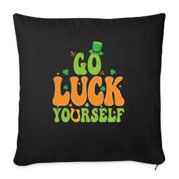 Green Looks Good On You St. Patrick's Day - Sofa pillowcase 17,3'' x 17,3'' (45 x 45 cm) - black - Front