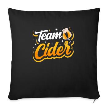 Crawled Pub Crawl Alcohol Drinking - Sofa pillowcase 17,3'' x 17,3'' (45 x 45 cm) - black - Front
