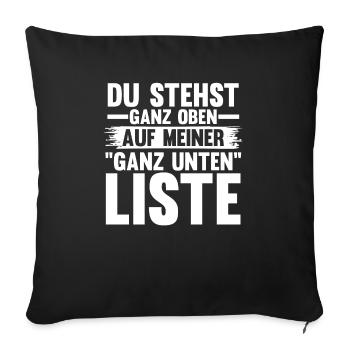 Work Colleague Office Humor Work Funny Sayings - Sofa pillowcase 17,3'' x 17,3'' (45 x 45 cm) - black - Front