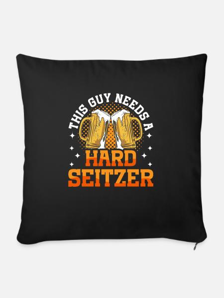 Crawled Pub Crawl Alcohol Drinking - Sofakissenbezug 45 x 45 cm - Schwarz