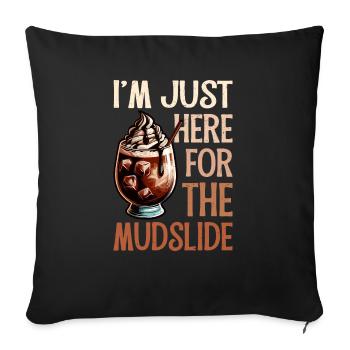 Mudslide Cocktail - Sofa pillowcase 17,3'' x 17,3'' (45 x 45 cm) - black - Front