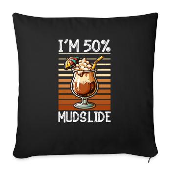 Cocktail Coulée de Boue - Housse de coussin décorative 45 x 45 cm - noir - Devant