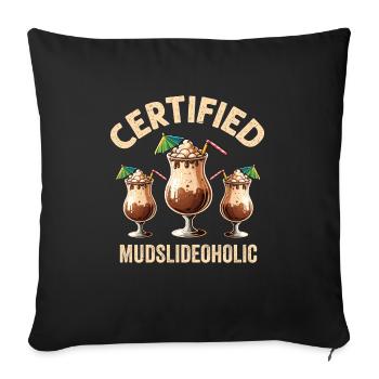 Cocktail Coulée de Boue - Housse de coussin décorative 45 x 45 cm - noir - Devant