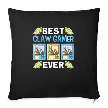Claw Game Funny Claw Machine - Sofa pillowcase 17,3'' x 17,3'' (45 x 45 cm) - black - Front