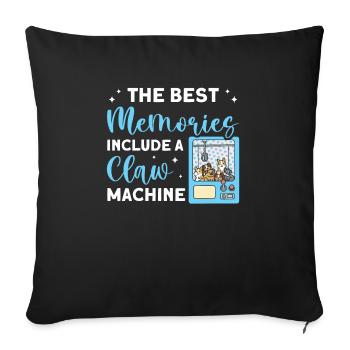 Claw Game Funny Claw Machine - Sofa pillowcase 17,3'' x 17,3'' (45 x 45 cm) - black - Front