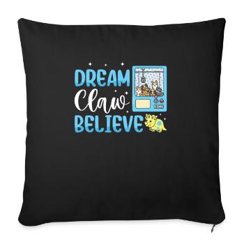 Claw Game Funny Claw Machine - Sofa pillowcase 17,3'' x 17,3'' (45 x 45 cm) - black - Front
