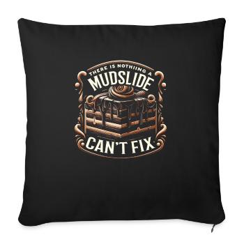 Mudslide Lover Cocktail Drink Food Lover Alcoholic - Sofa pillowcase 17,3'' x 17,3'' (45 x 45 cm) - black - Front