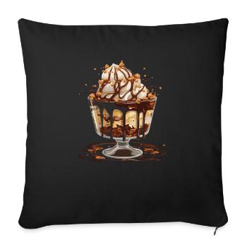 Mudslide Lover Cocktail Drink Food Lover Alcoholic - Sofa pillowcase 17,3'' x 17,3'' (45 x 45 cm) - black - Front