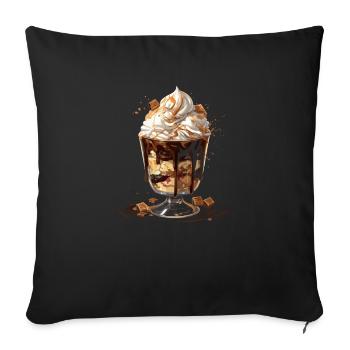 Mudslide Lover Cocktail Drink Food Lover Alcoholic - Sofa pillowcase 17,3'' x 17,3'' (45 x 45 cm) - black - Front