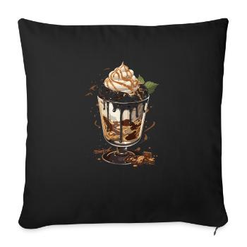 Mudslide Lover Cocktail Drink Food Lover Alcoholic - Sofa pillowcase 17,3'' x 17,3'' (45 x 45 cm) - black - Front