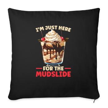 Mudslide Lover Cocktail Drink Food Lover Alcoholic - Sofa pillowcase 17,3'' x 17,3'' (45 x 45 cm) - black - Front