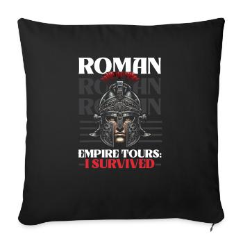 Roman Legionnaires Ancient Rome Roman Empire - Sofa pillowcase 17,3'' x 17,3'' (45 x 45 cm) - black - Front
