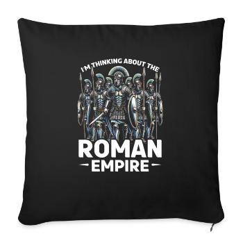 Roman Legionnaires Ancient Rome Roman Empire - Sofa pillowcase 17,3'' x 17,3'' (45 x 45 cm) - black - Front