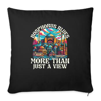 Istanbul Turkey Travel Vacation I Love Istanbul - Sofa pillowcase 17,3'' x 17,3'' (45 x 45 cm) - black - Front