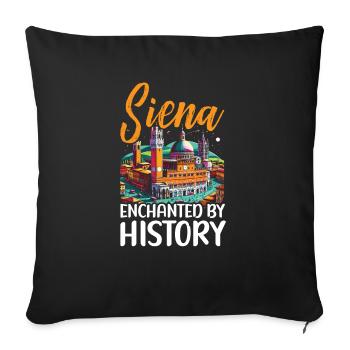 Siena Italy Travel Vacation Italian I Love Italy - Sofa pillowcase 17,3'' x 17,3'' (45 x 45 cm) - black - Front
