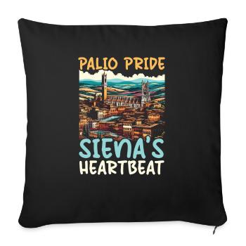 Siena Italy Travel Vacation Italian I Love Italy - Sofa pillowcase 17,3'' x 17,3'' (45 x 45 cm) - black - Front