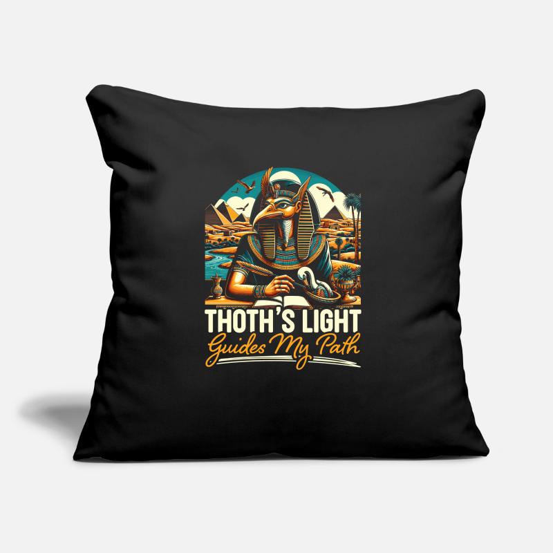 Thoth Egyptian Mythology Diety Ibis Ancient Egypt Sofa pillowcase 17,3'' x 17,3'' (45 x 45 cm)