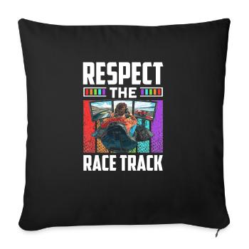Simulator Cockpit Esports Sim Racing - Sofakissenbezug 45 x 45 cm - Schwarz - Vorne
