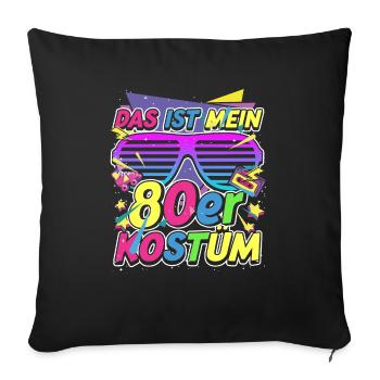 90s The Best Time - 90s Theme Party - Sofa pillowcase 17,3'' x 17,3'' (45 x 45 cm) - black - Front
