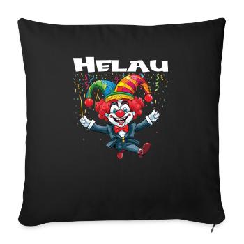 Carnival Costume Carnival Carnival - Sofa pillowcase 17,3'' x 17,3'' (45 x 45 cm) - black - Front