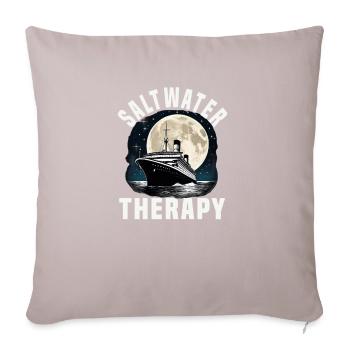 Saltwater Therapy Cruise Ship Vacation Group - Sofa pillowcase 17,3'' x 17,3'' (45 x 45 cm) - light taupe - Front