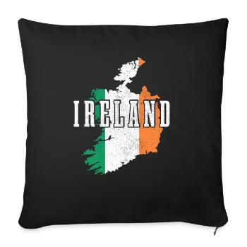 Ireland Dublin UK Irish Souvenir Gift - Sofa pillowcase 17,3'' x 17,3'' (45 x 45 cm) - black - Front