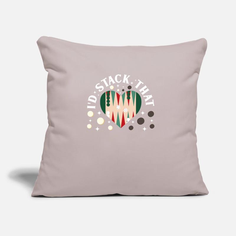 Board Game Funny Backgammon Sofa pillowcase 17,3'' x 17,3'' (45 x 45 cm)