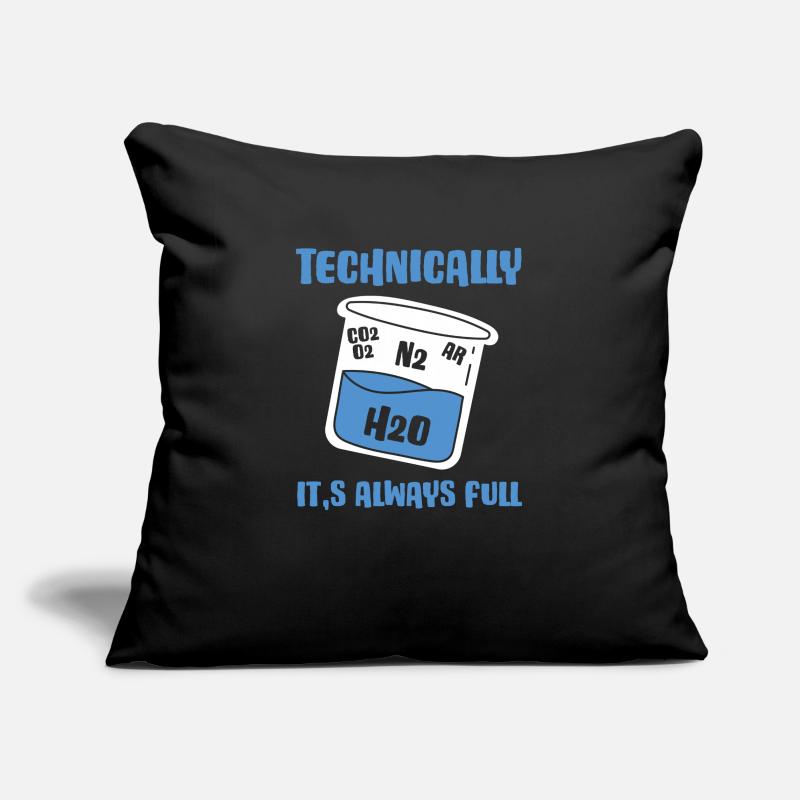 Technically, it's always crowded - Sofa pillowcase 17,3'' x 17,3'' (45 x 45 cm)