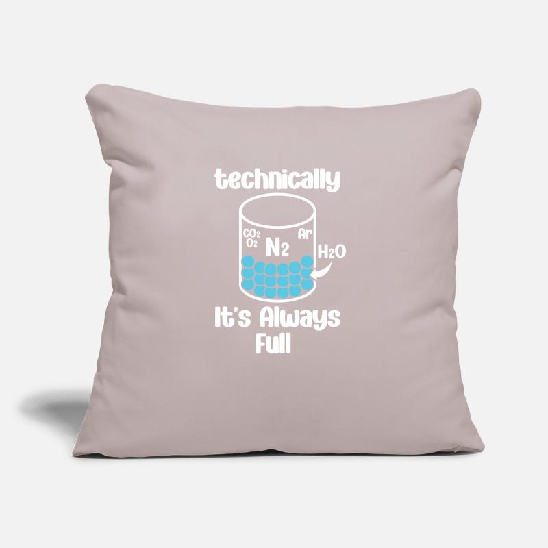 Technically, it's always crowded - Sofa pillowcase 17,3'' x 17,3'' (45 x 45 cm)