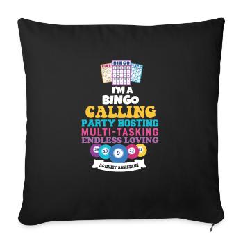 Proud Activity Assistant Appreciation - Sofakissenbezug 45 x 45 cm - Schwarz - Vorne