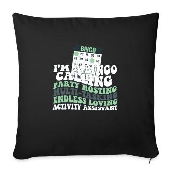 Proud Activity Assistant Appreciation - Sofakissenbezug 45 x 45 cm - Schwarz - Vorne