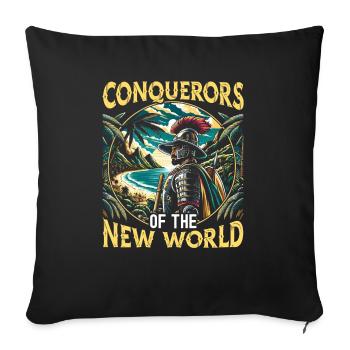 Spanish Conquistador Colonizer Explorer Spain - Sofa pillowcase 17,3'' x 17,3'' (45 x 45 cm) - black - Front