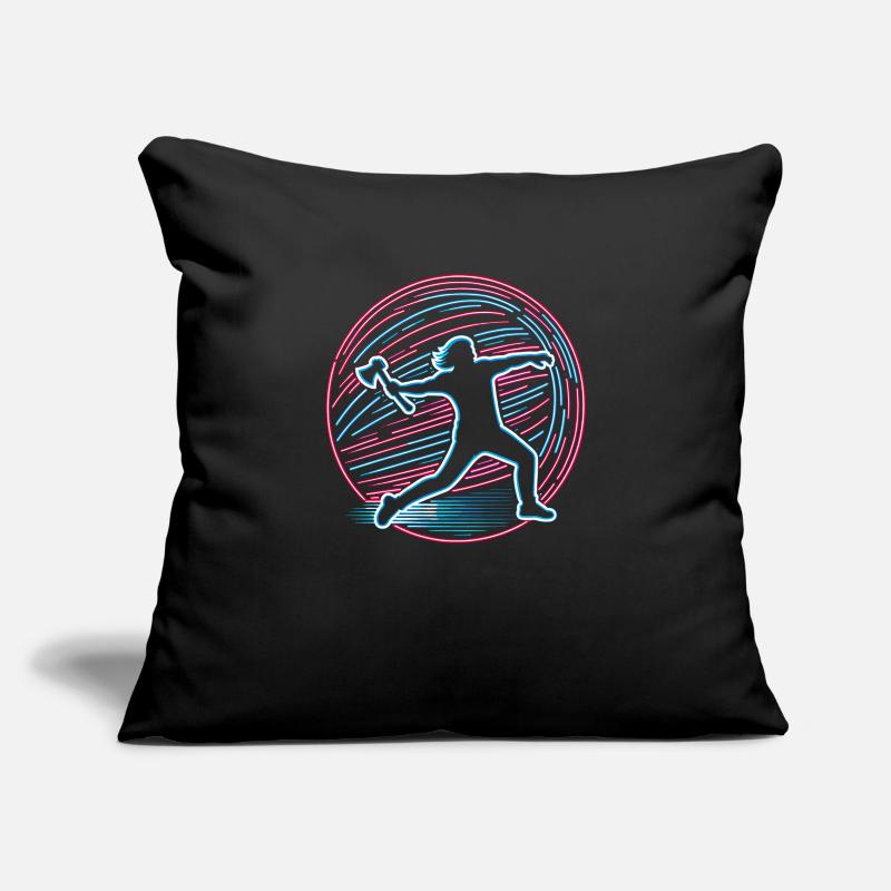 Hache de lancer de hachette Haches de lanceur de hache Housse de coussin décorative 45 x 45 cm