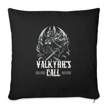 Valkyrie Warrior Odin Valkyrja Norse Mythology - Sofa pillowcase 17,3'' x 17,3'' (45 x 45 cm) - black - Front