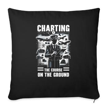 Airport Logistics Coordinator Aviation Airport - Sofa pillowcase 17,3'' x 17,3'' (45 x 45 cm) - black - Front