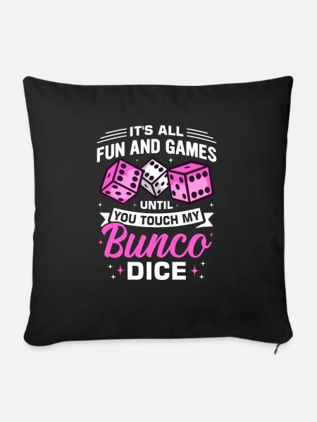 Bunco - Sofakissenbezug 45 x 45 cm - Schwarz