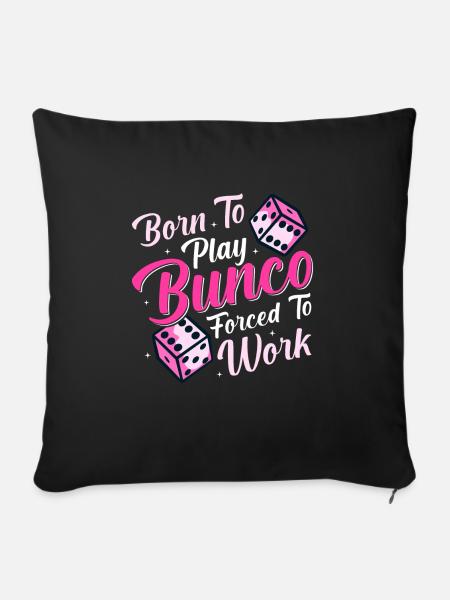 Bunco - Sofakissenbezug 45 x 45 cm - Schwarz