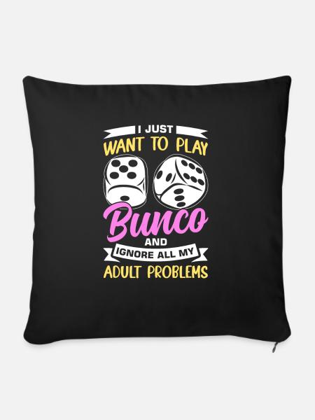 Bunco - Sofakissenbezug 45 x 45 cm - Schwarz