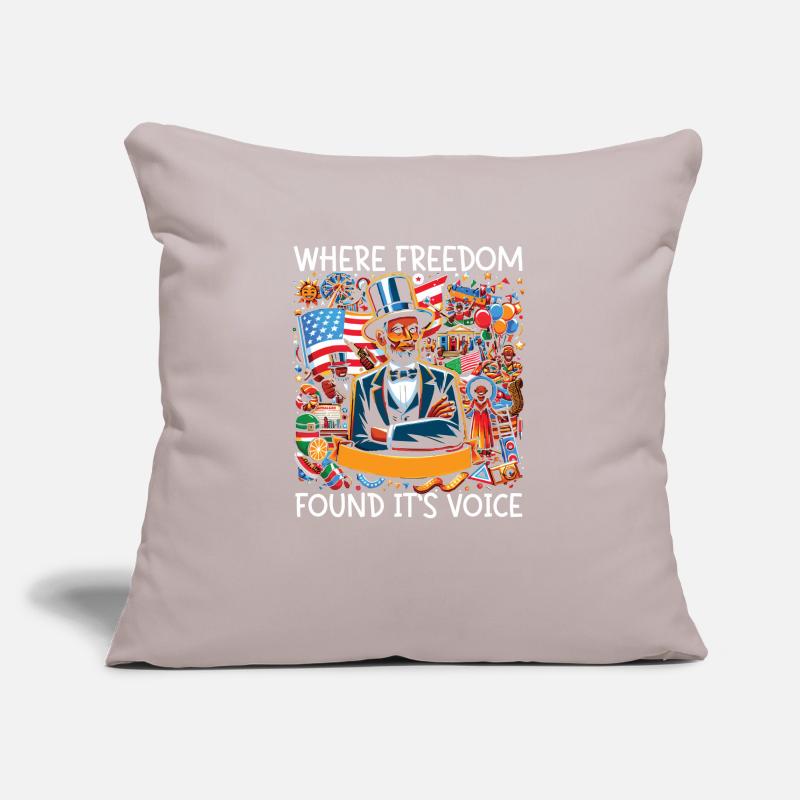 Proclamation d’émancipation Black Pride Juneteenth Housse de coussin décorative 45 x 45 cm