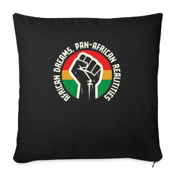 Pan-africanism African American Africa Roots Black - Sofa pillowcase 17,3'' x 17,3'' (45 x 45 cm) - black - Front