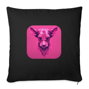 Scary Dog - Sofakissenbezug 45 x 45 cm - Schwarz - Vorne
