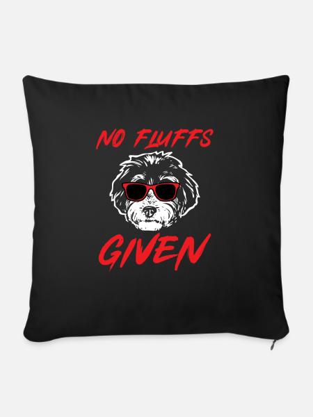 Bernedoodle Hund - Sofakissenbezug 45 x 45 cm - Schwarz